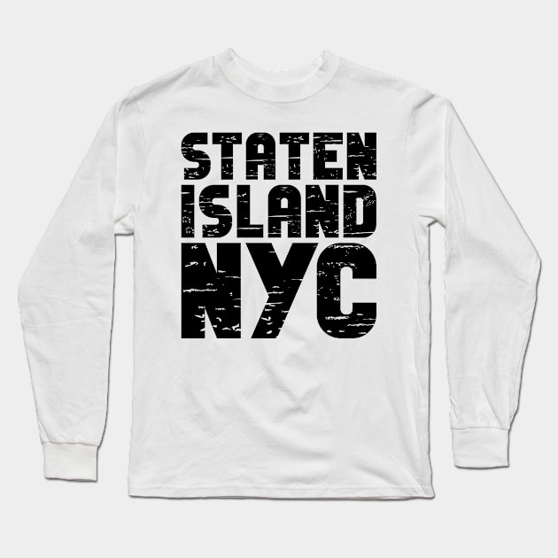 Staten Island Long Sleeve T-Shirt by colorsplash